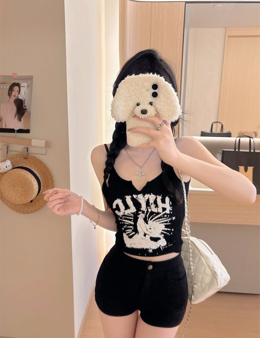 Enticement sling cozy inside the ride halter tops