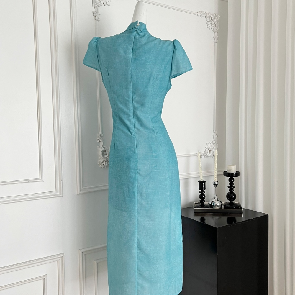 Spring and summer collar dress cheongsam for women