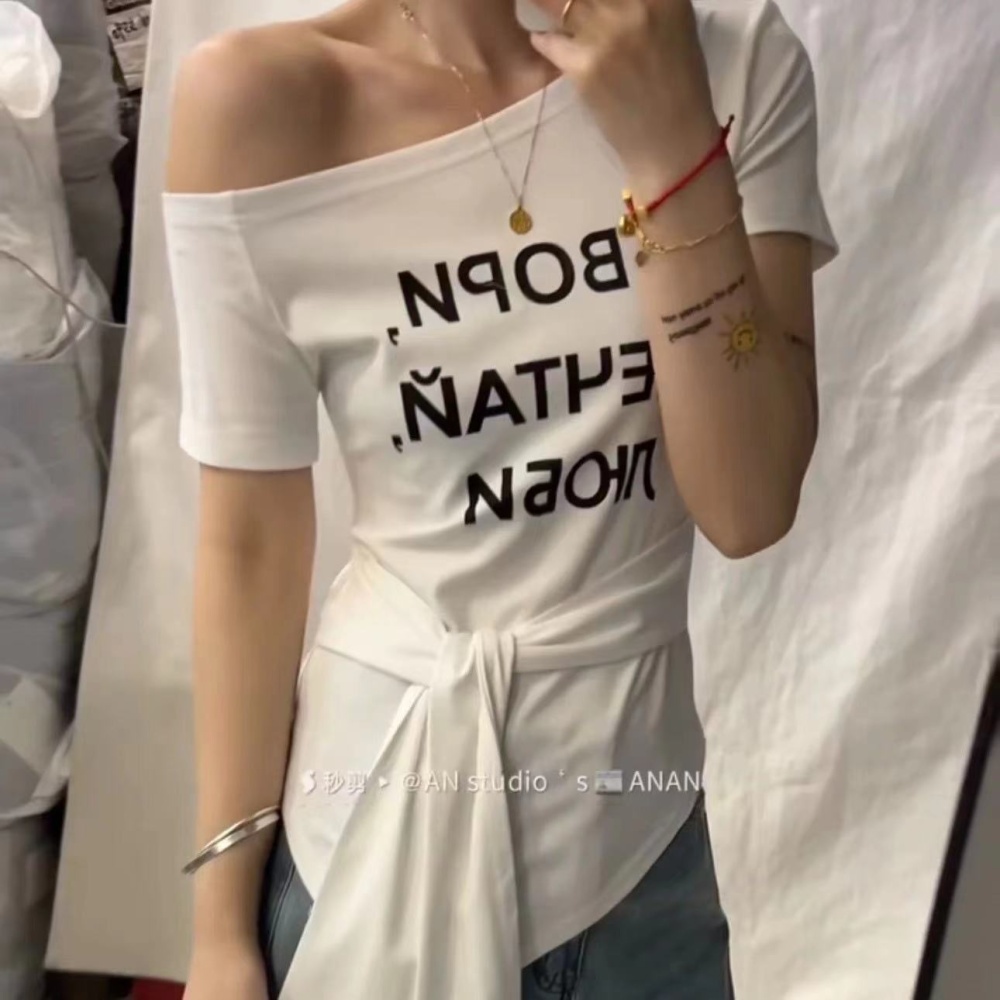 Short tops short sleeve T-shirt for women
