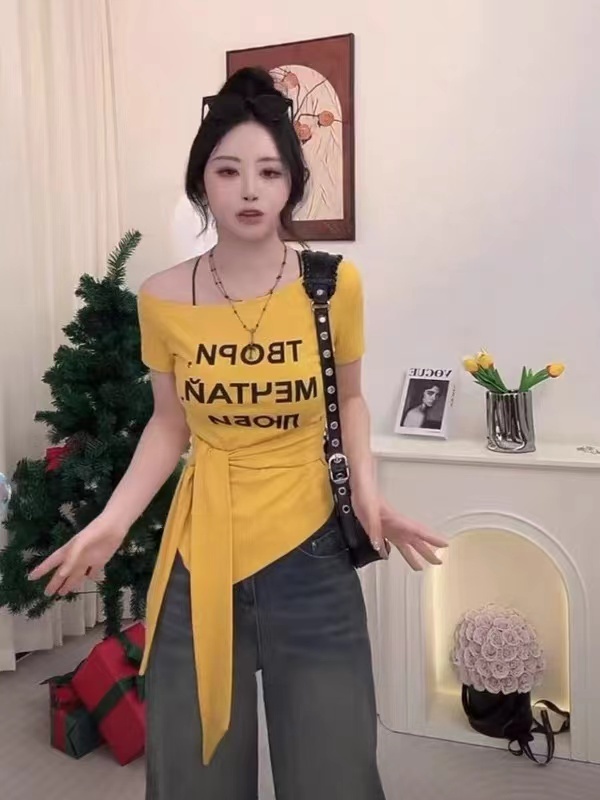 Short tops short sleeve T-shirt for women