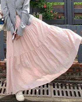 A-line long skirt spring and summer long skirt for women