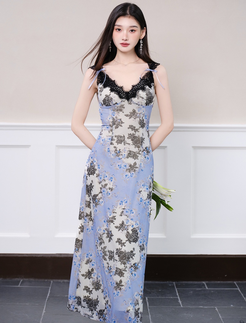 Sling lace jacket gauze cardigan a set