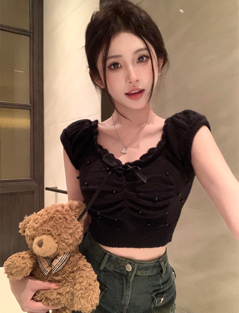 Bud sleeve short enticement maiden tops