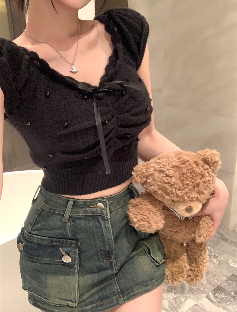 Bud sleeve short enticement maiden tops