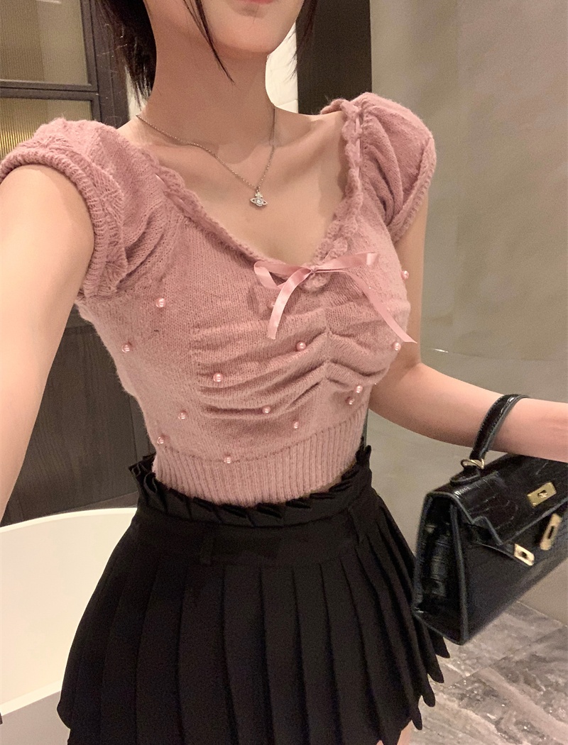 Bud sleeve short enticement maiden tops