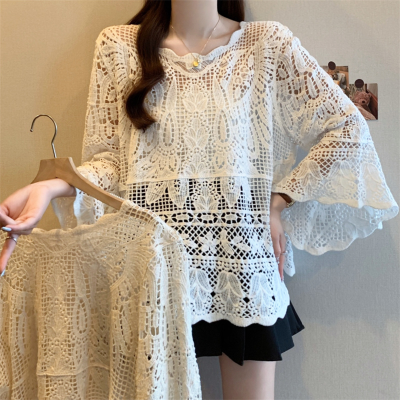 Fat large yard smock summer Cover belly shirts for women