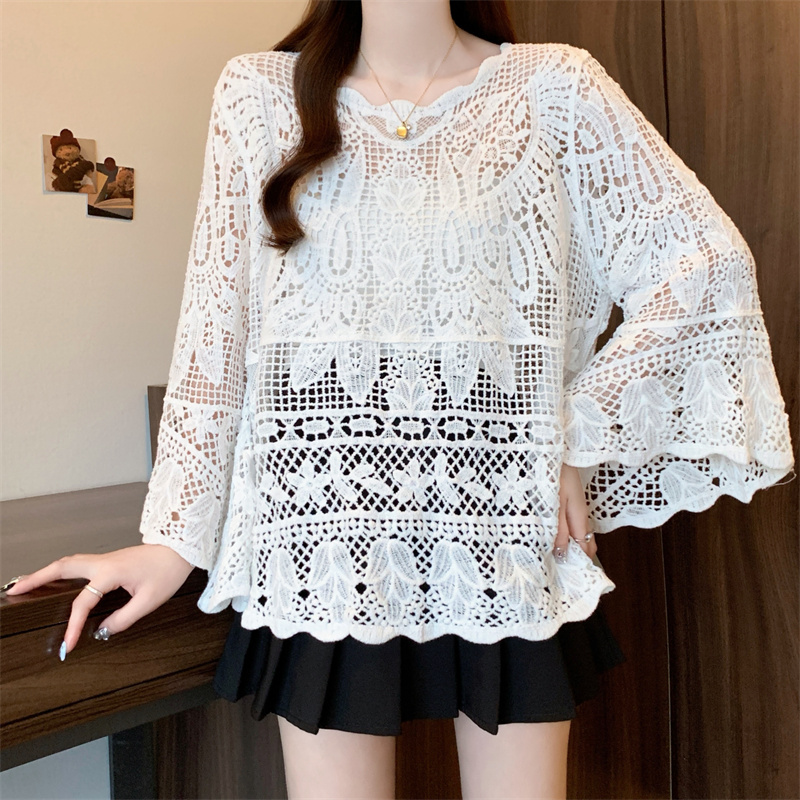 Fat large yard smock summer Cover belly shirts for women