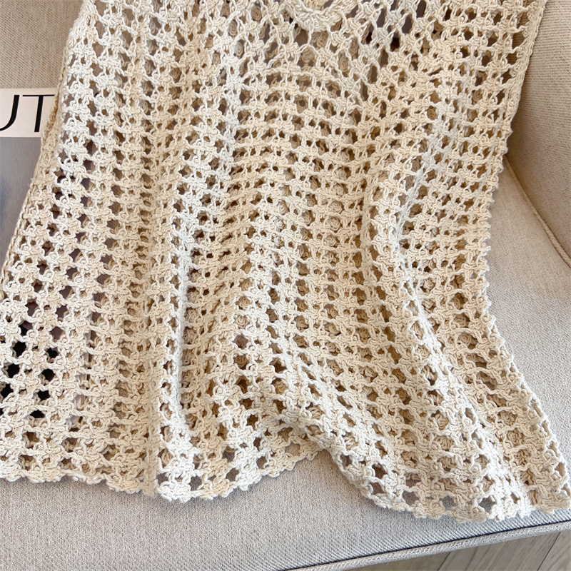 Summer wears outside tops V-neck sleeveless vest for women