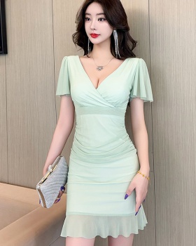 Package hip sexy overalls dress