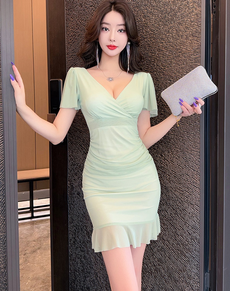 Package hip sexy overalls dress