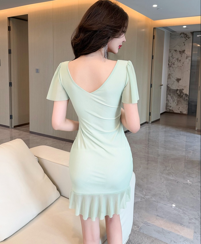Package hip sexy overalls dress