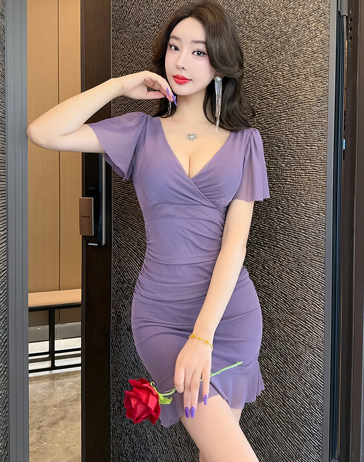 Package hip sexy overalls dress