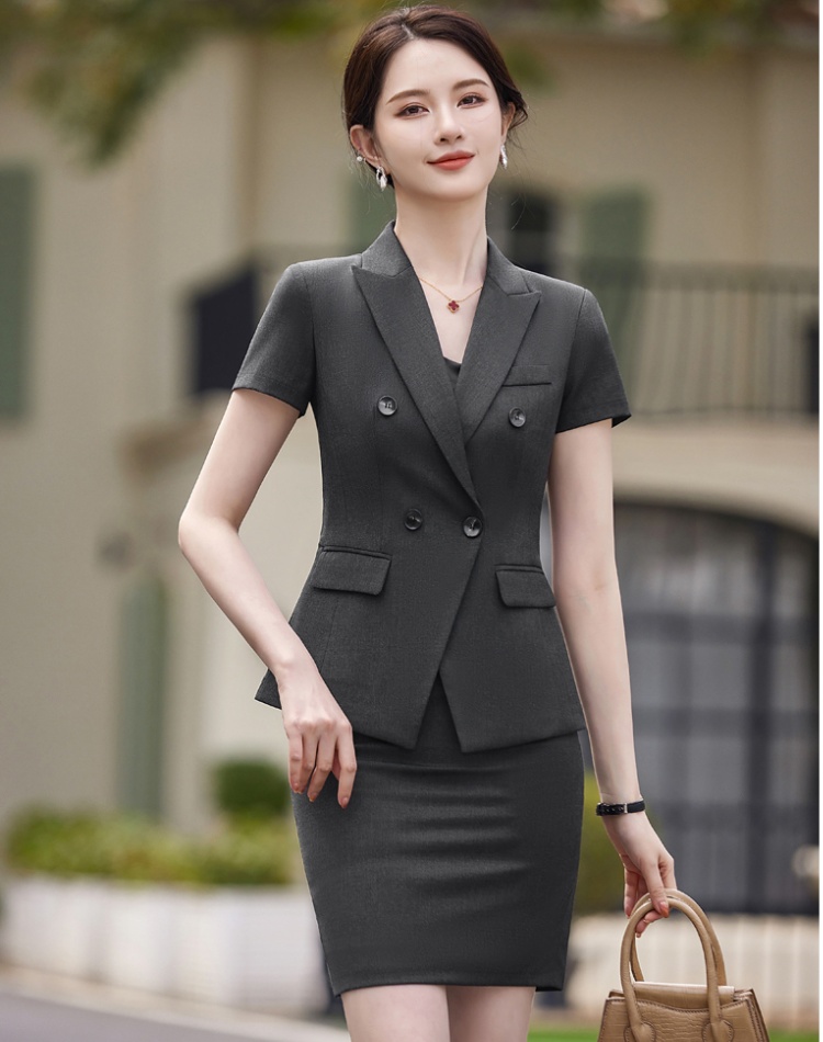 Profession skirt summer business suit a set for women