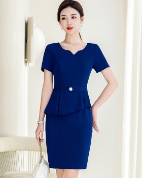 Thin package hip work clothing temperament dress
