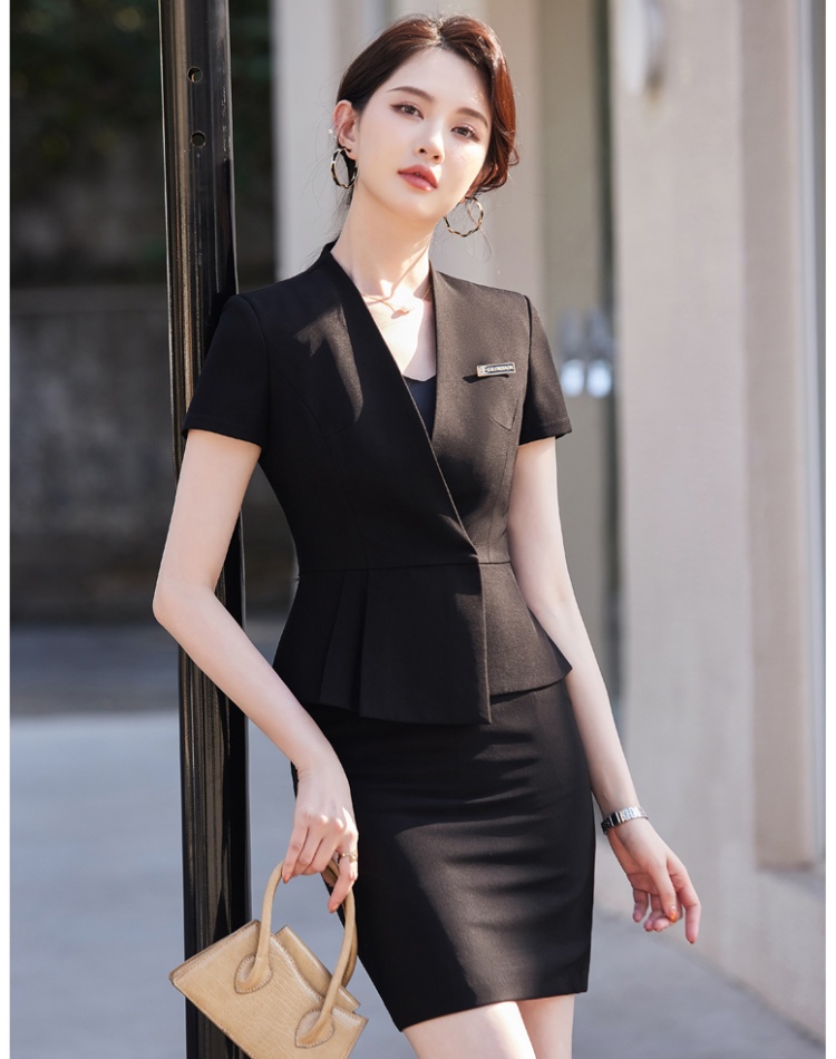 Profession short sleeve business suit summer skirt a set