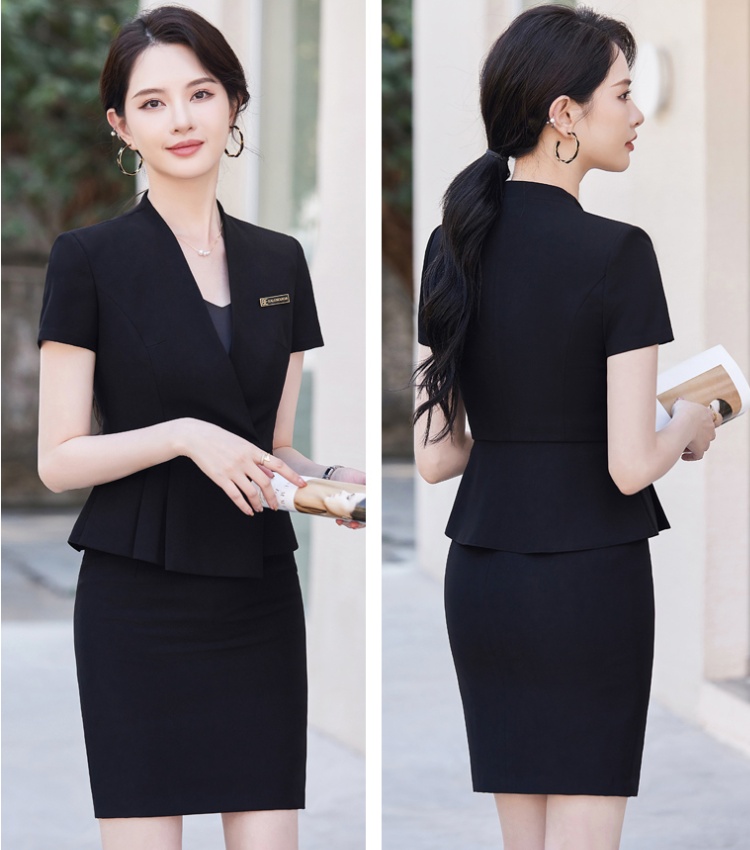Profession short sleeve business suit summer skirt a set