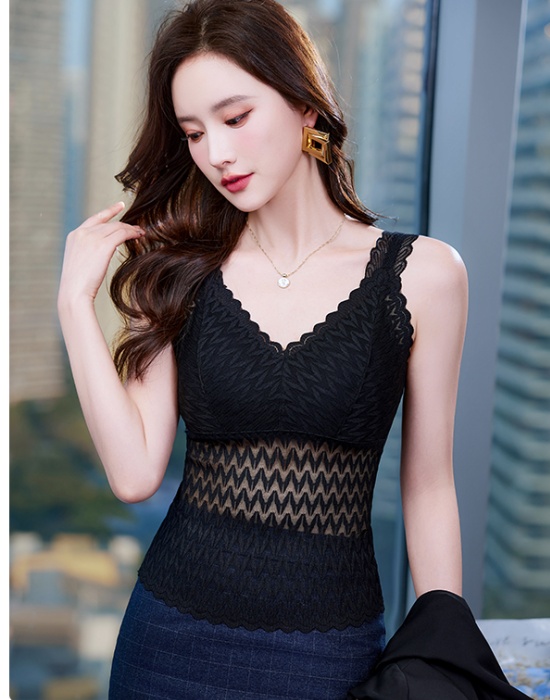 Wears outside vest with chest pad small sling for women