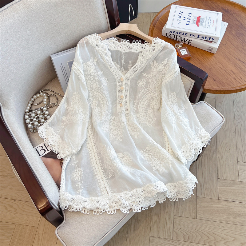 Summer short sleeve temperament fashion shirt for women