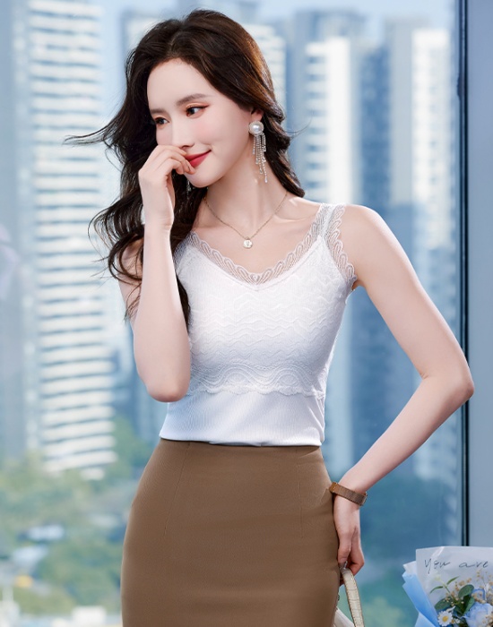 Spring and summer Casual V-neck vest for women