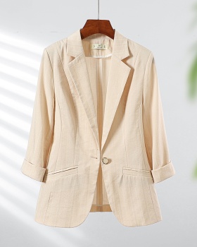 Casual all-match business suit thin simple coat for women
