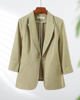 Overalls commuting business suit green coat for women