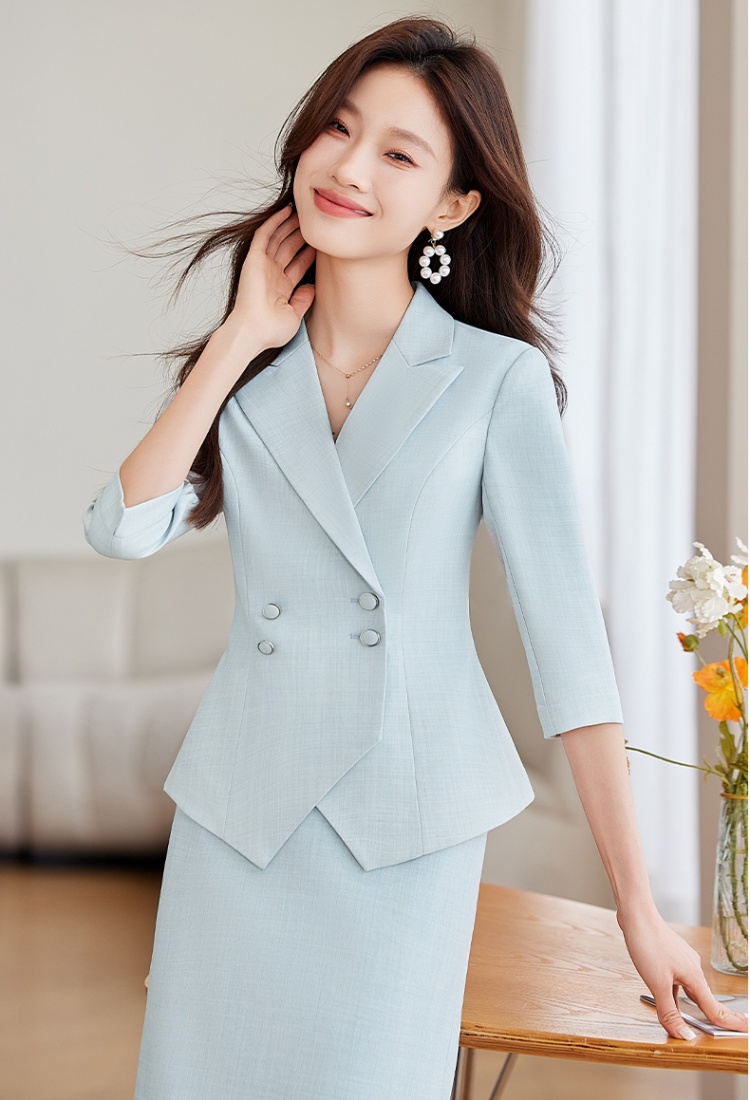 Fashion business suit temperament coat a set for women