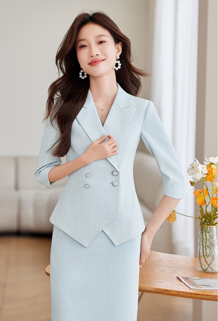 Fashion business suit temperament coat a set for women
