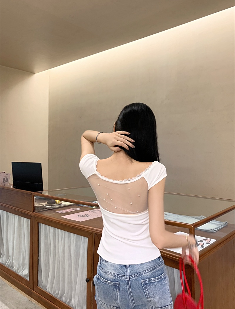 Sexy spicegirl unique tops short sleeve summer T-shirt