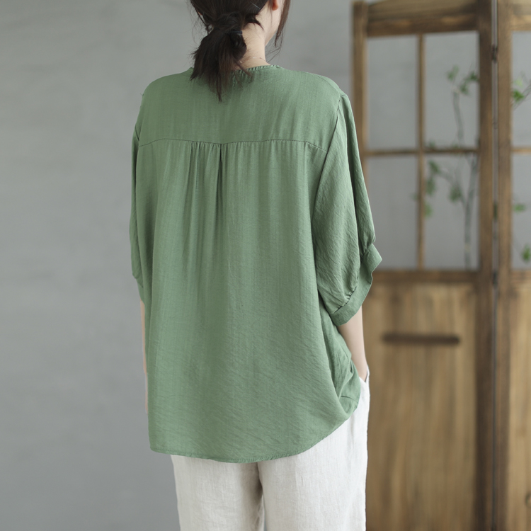 Large yard summer T-shirt short sleeve tops for women