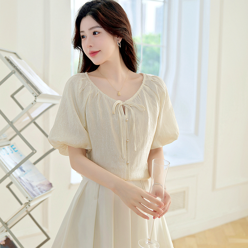 Tender France style tops temperament shirt for women