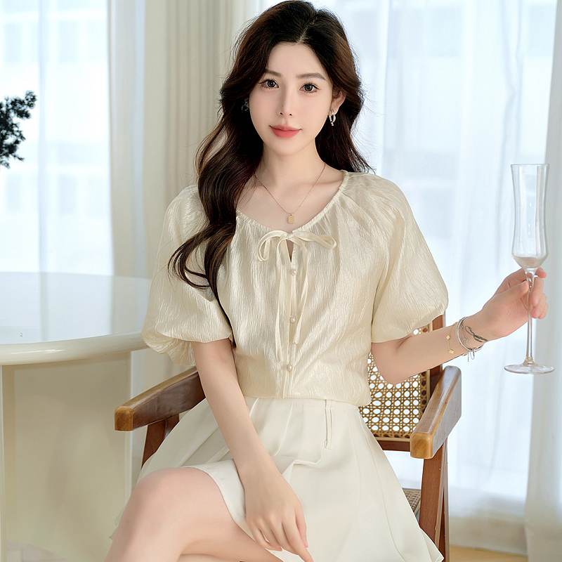 Tender France style tops temperament shirt for women