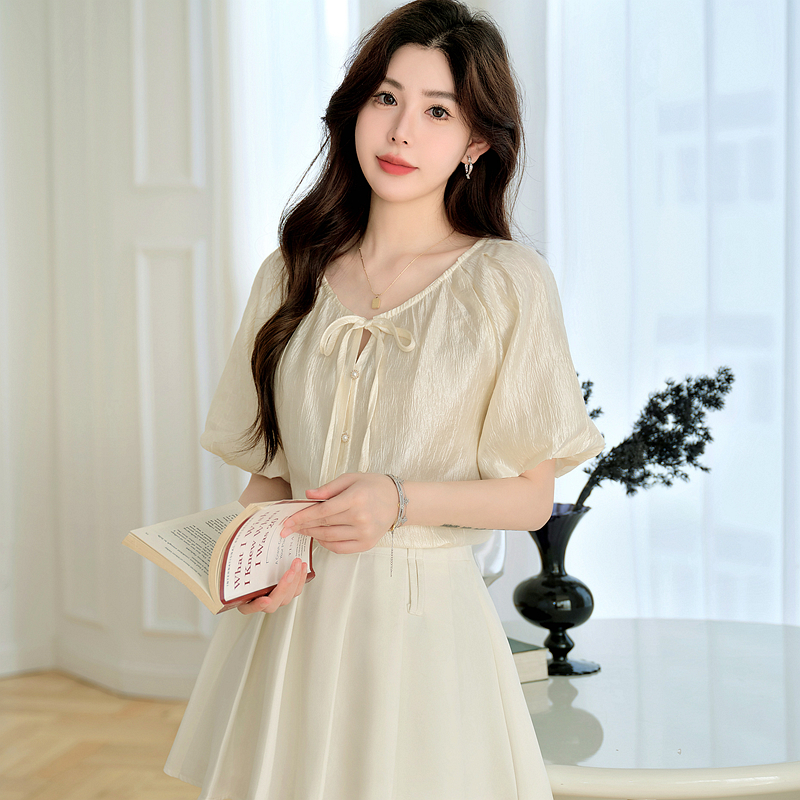 Tender France style tops temperament shirt for women