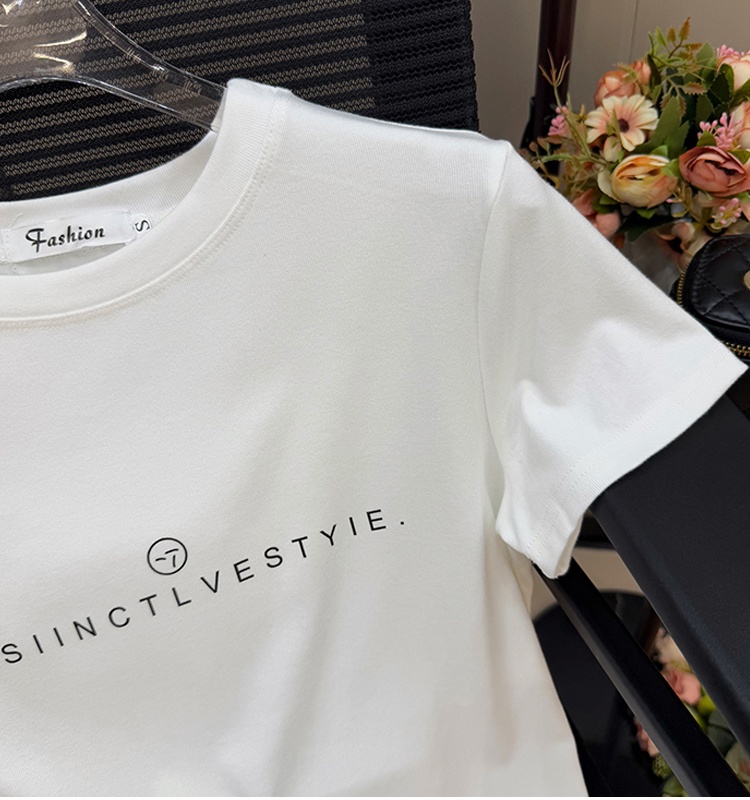 All-match Korean style tops niche T-shirt for women