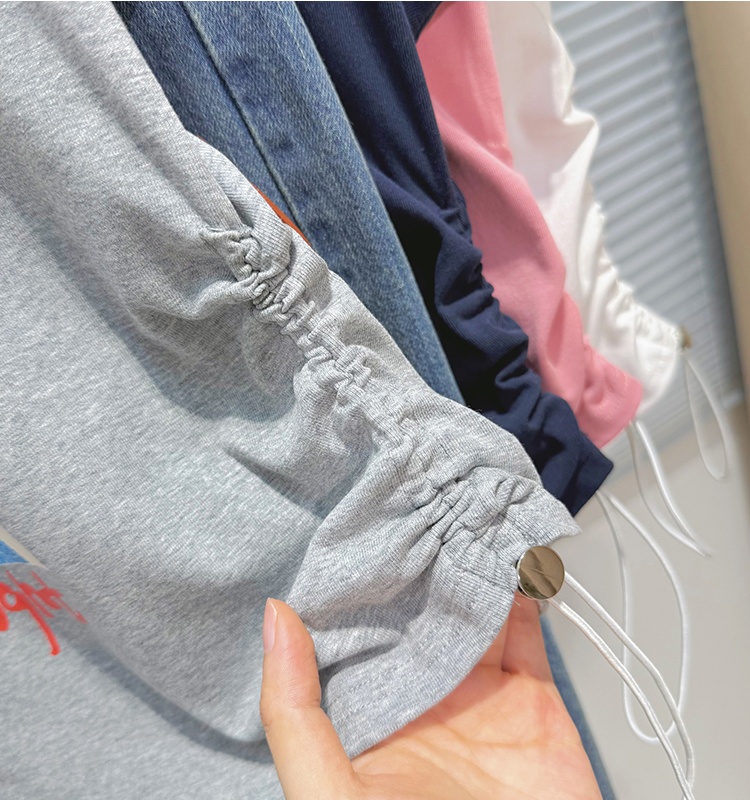 Short sleeve summer T-shirt printing tops for women