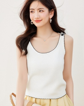 France style tops unique vest for women