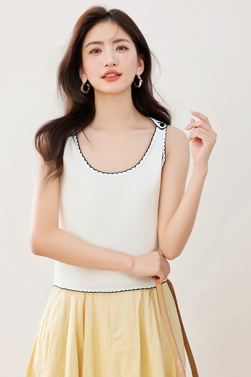 France style tops unique vest for women