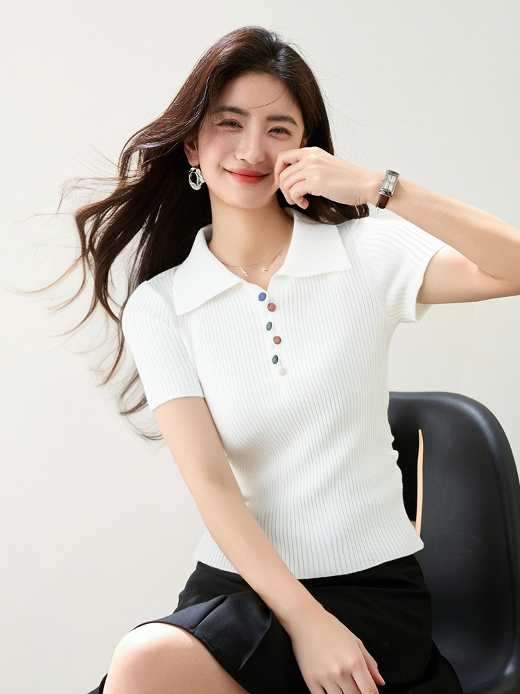 Short sleeve tops unique T-shirt for women
