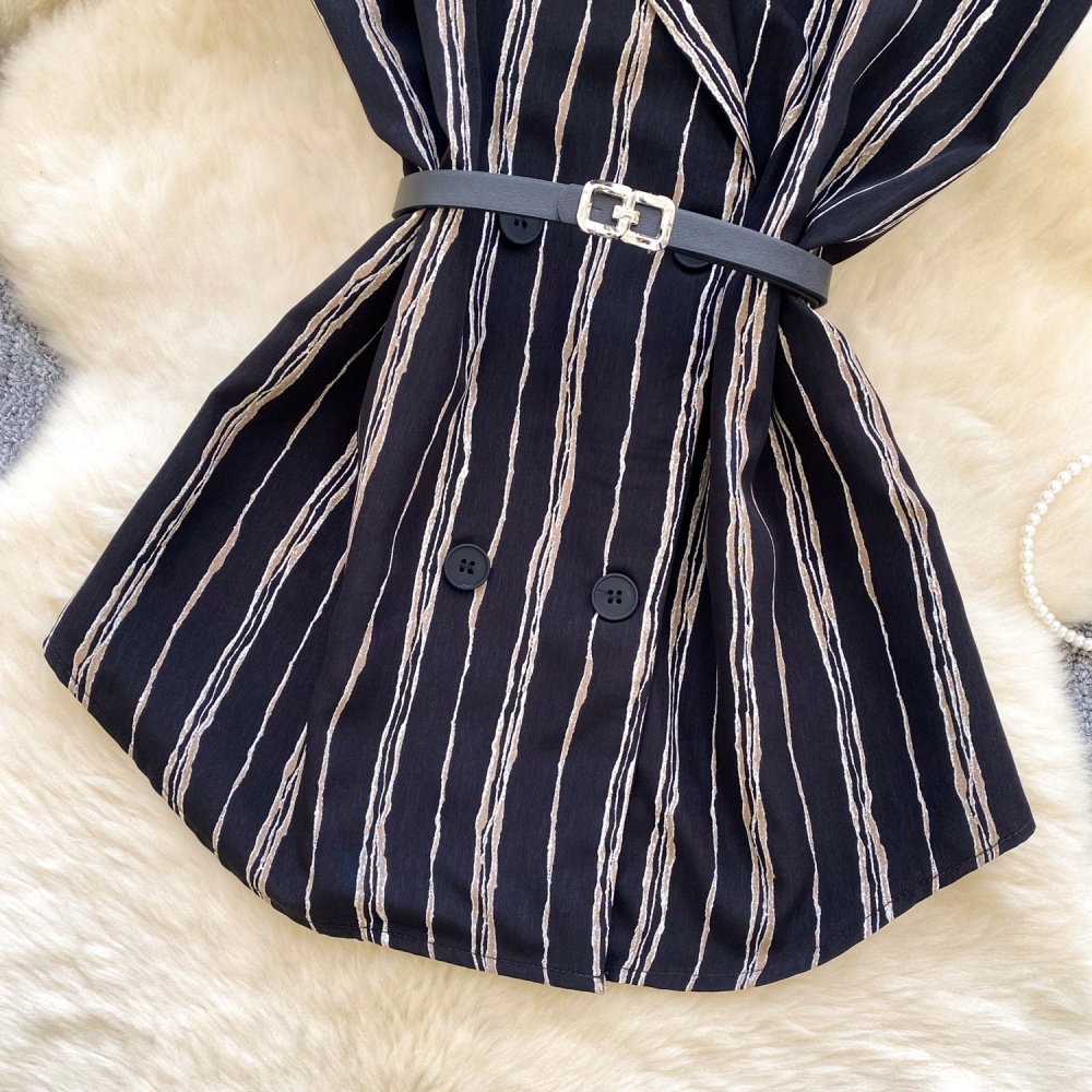 Summer sleeveless tops bandage all-match cardigan for women