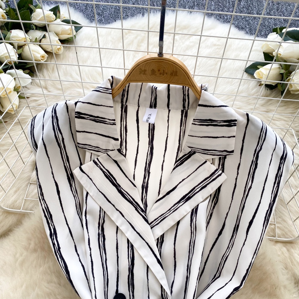 Summer sleeveless tops bandage all-match cardigan for women