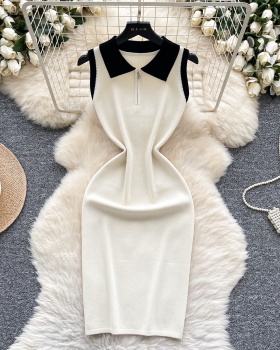 Casual temperament T-back light luxury dress for women