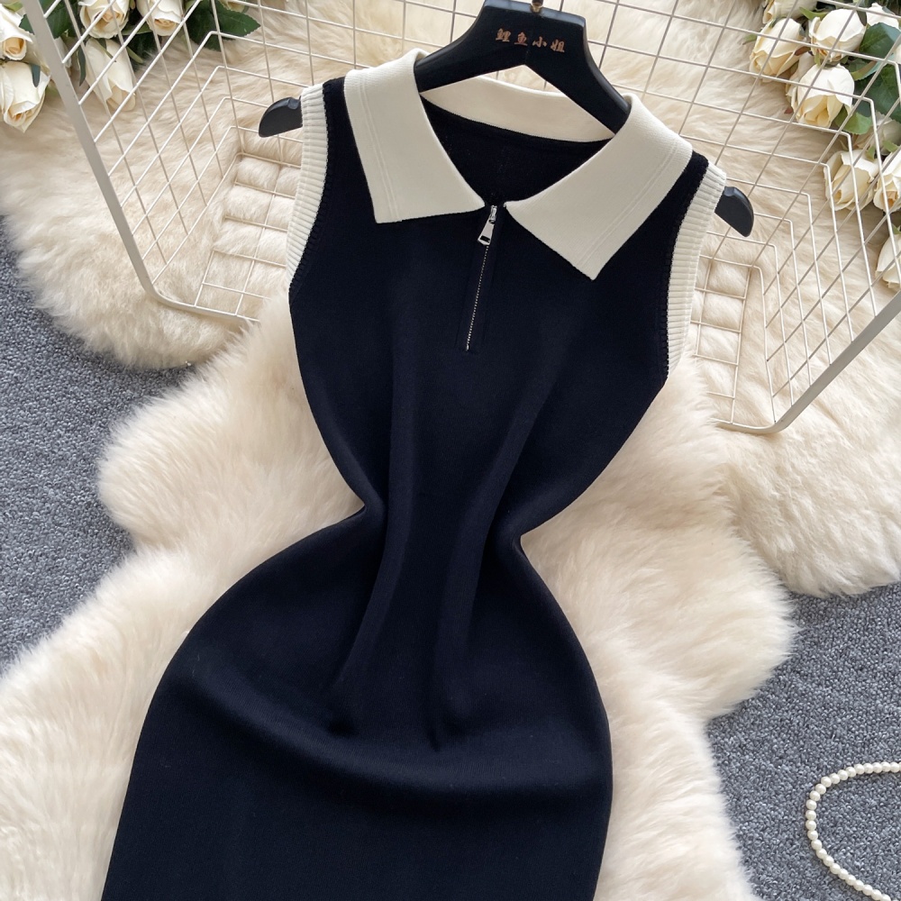 Casual temperament T-back light luxury dress for women