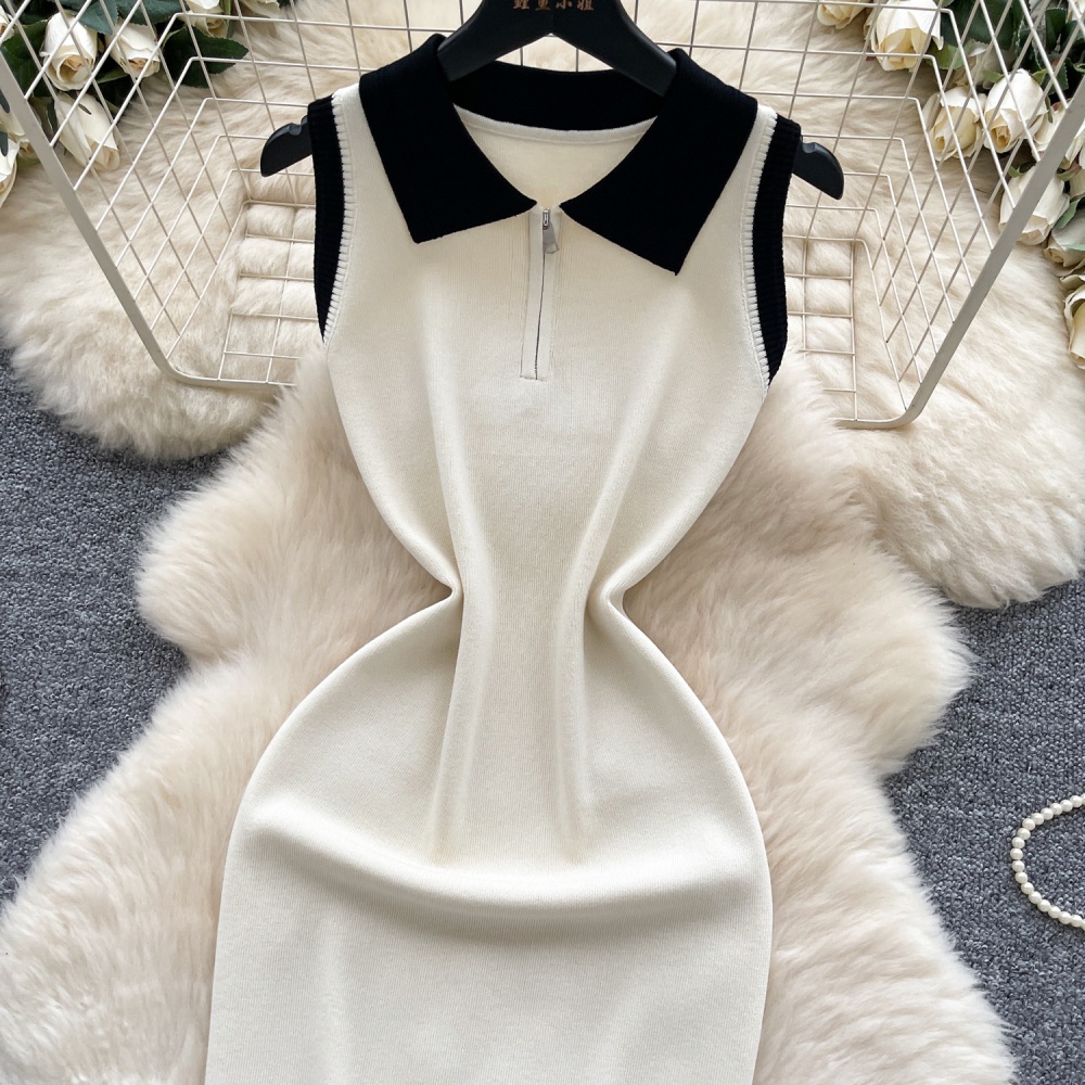 Casual temperament T-back light luxury dress for women