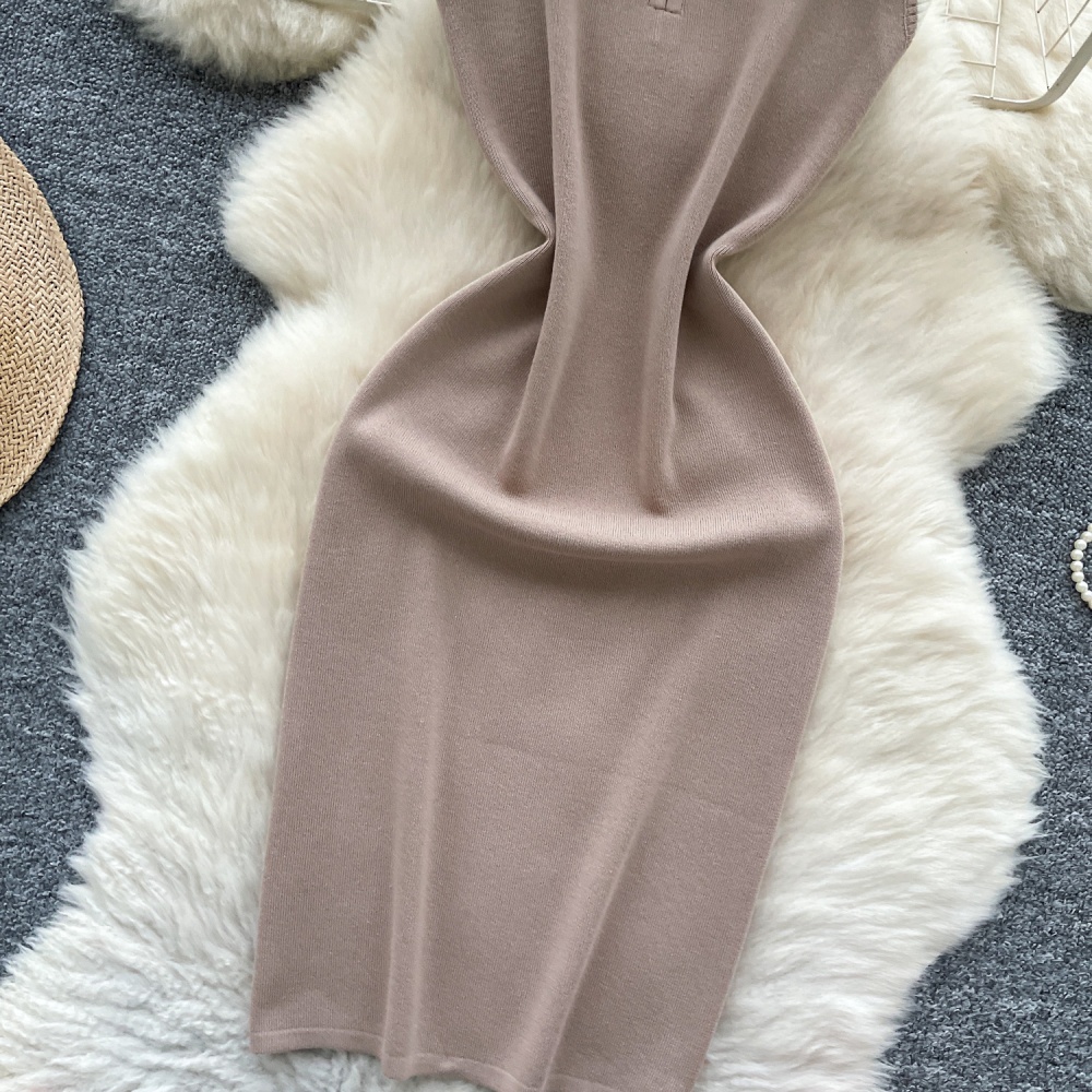 Casual temperament T-back light luxury dress for women
