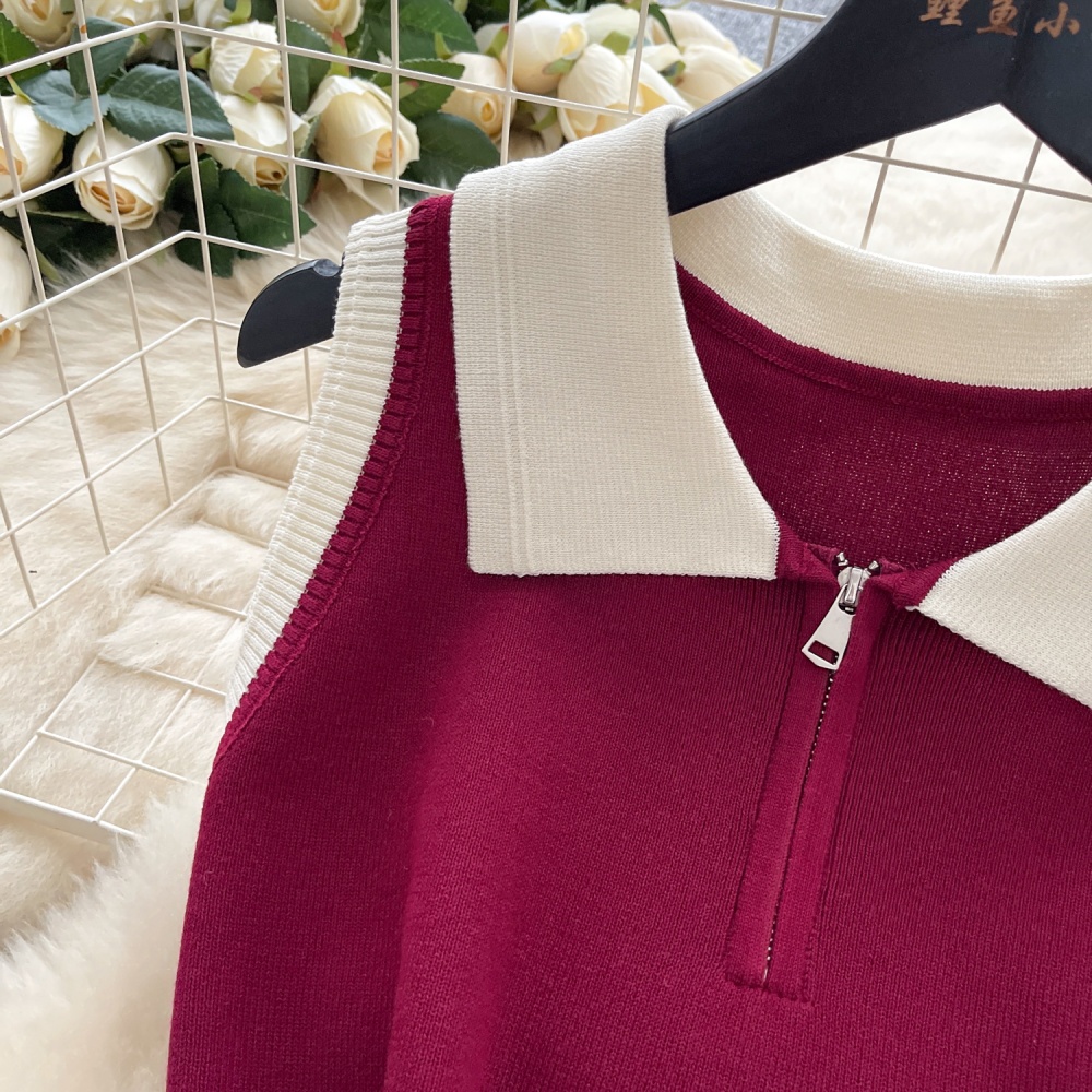 Casual temperament T-back light luxury dress for women