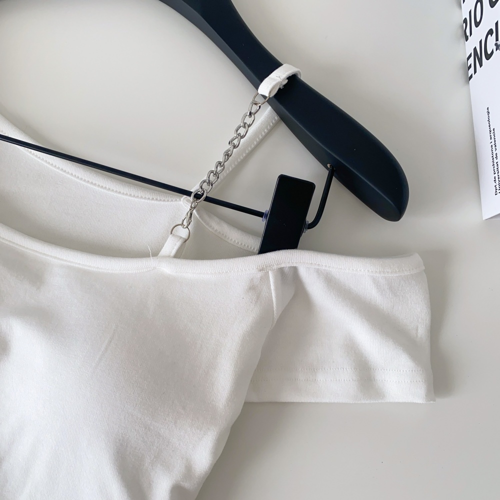 Sling short sleeve T-shirt short tops for women
