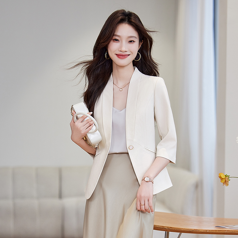 Slim temperament coat autumn business suit for women