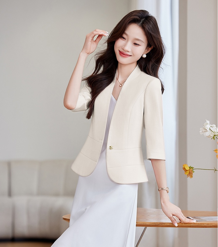 Slim temperament coat autumn business suit for women