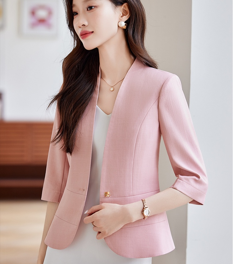 Slim temperament coat autumn business suit for women