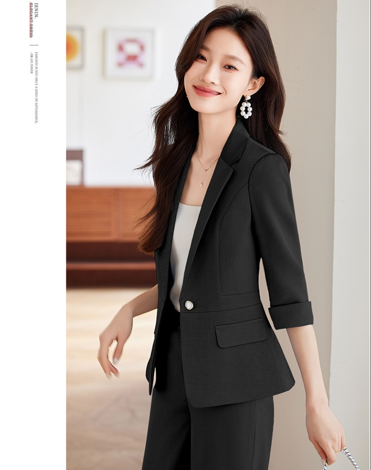 Temperament fashion business suit short coat a set