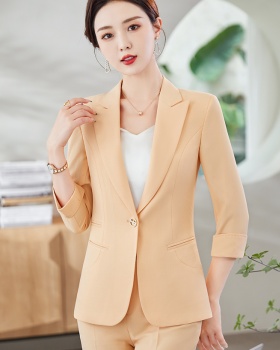 Summer coat short sleeve business suit for women